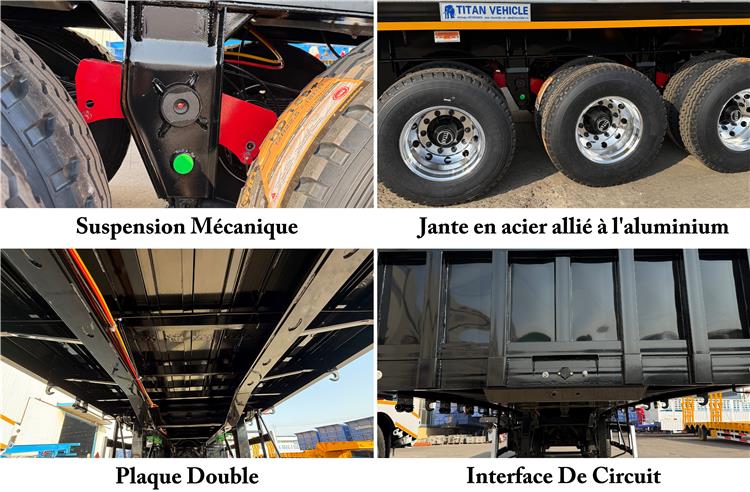 Camion Semi Remorque Plateau à Vendre au Côte d'Ivoire