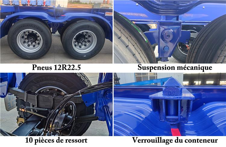 Remorque Squelette - Chassis Porte Pour Conteneur À Vendre In Côte D'ivoire