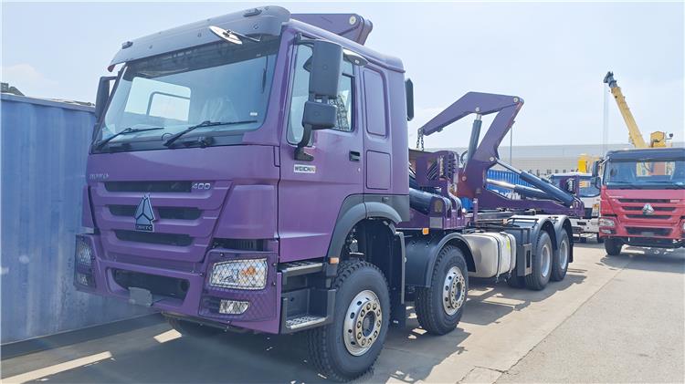 Camion Porte Container Avec Grue Remorque À Vendre In Vanuatu
