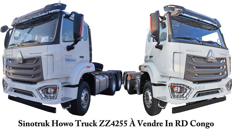 Howo 371 NX Prix - Sinotruk Howo Truck ZZ4255 À Vendre In RD Congo