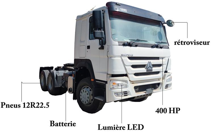 Howo 400 Truck Prix Camion Howo Neuf Tête De Camion À Vendre In Djibouti