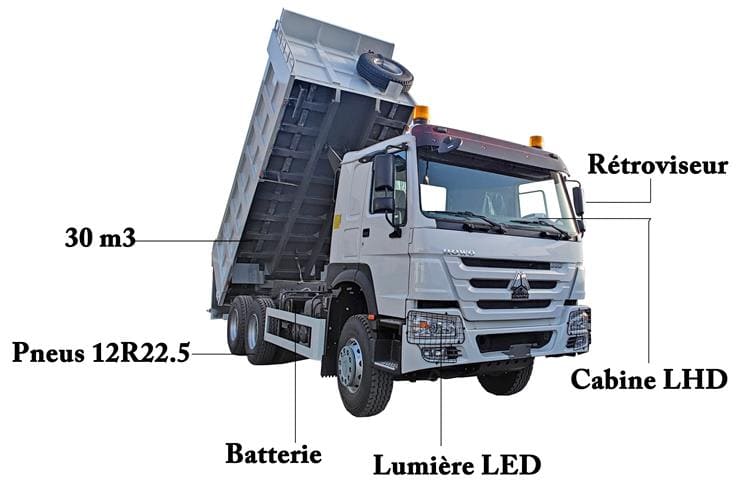 Camion Sinotruk Howo 10 6x4 Roues Prix Benne À Vendre In Guinée