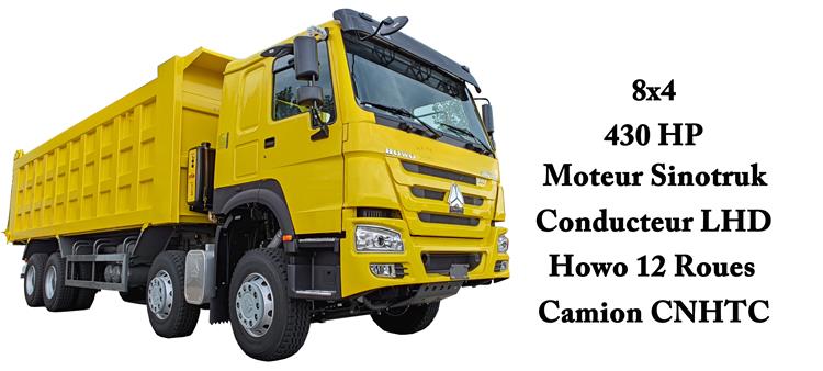 Camion Howo 12 Roues Prix Benne Howo - Sinotruk Howo 8x4 430 À Vendre In Sénégal