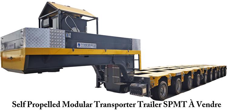 Self Propelled Modular Transporter Trailer SPMT À Vendre in Pérou