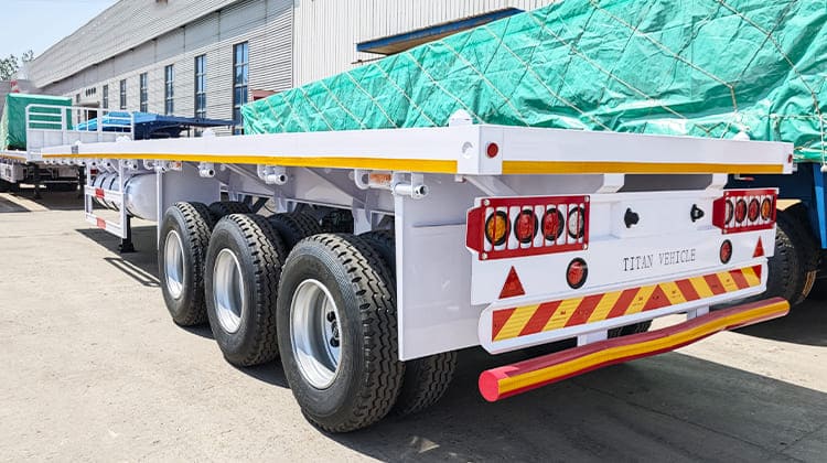 Remorque Semi Plateau |  Camion Remorque Plateau