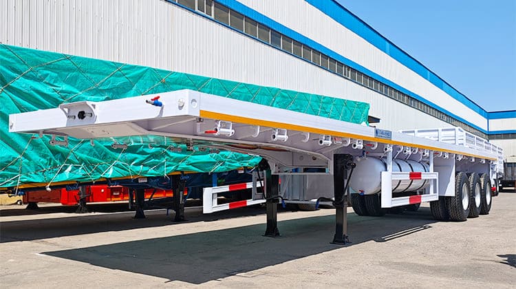 Remorque Semi Plateau |  Camion Remorque Plateau