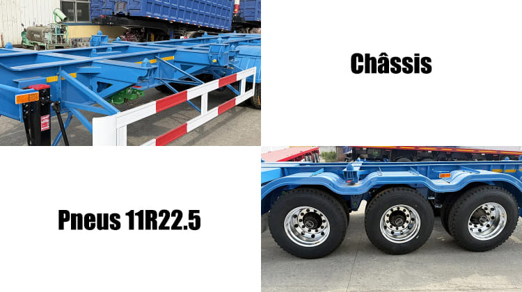 Semi Remorque Porte Conteneur