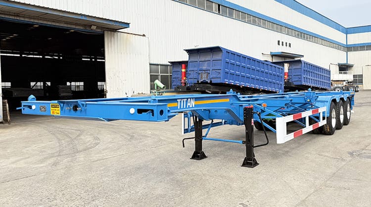 Semi Remorque Porte Conteneur