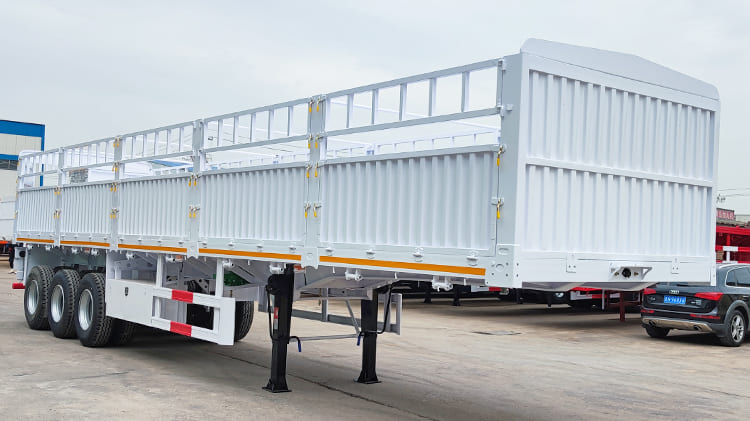 Remorque pour clôture 3 essieux à vendre