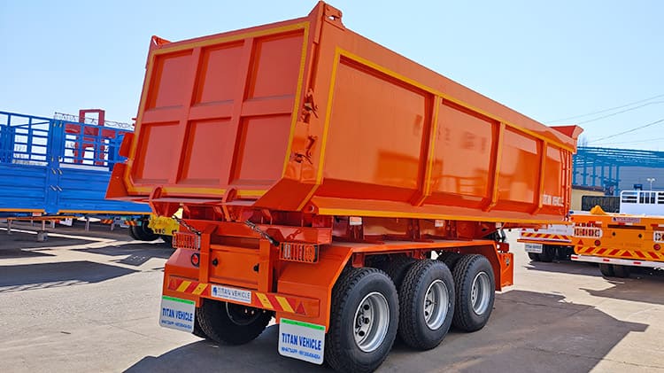 Remorque à benne basculante hydraulique à vendre