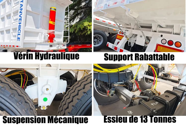 Semi Remorque Benne 3 Essieux