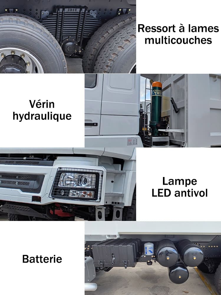 Camion benne Shacman F3000 à vendre