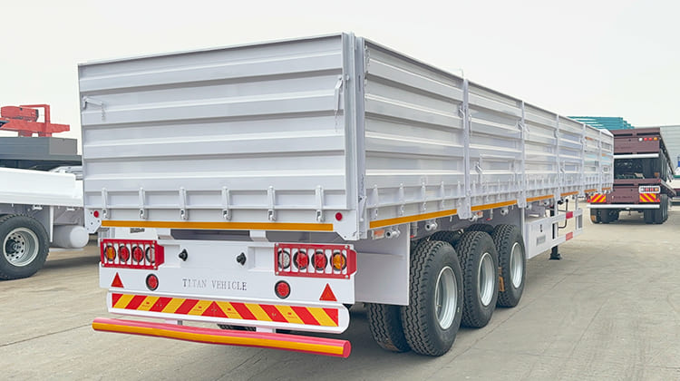 Semi Remorque Plateau Ridelle à Grains