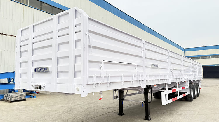 Semi Remorque Plateau Ridelle à Grains