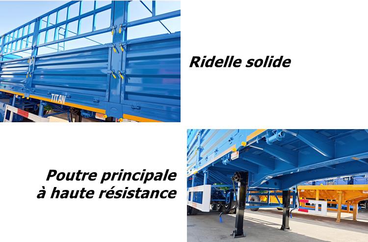 Ridelle Bois Semi Remorque Camion à vendre au Sénégal