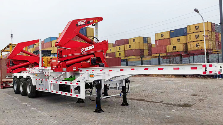 Porte-Chargeur Latéral de Conteneur avec Grue à Vendre en Côte d'Ivoire