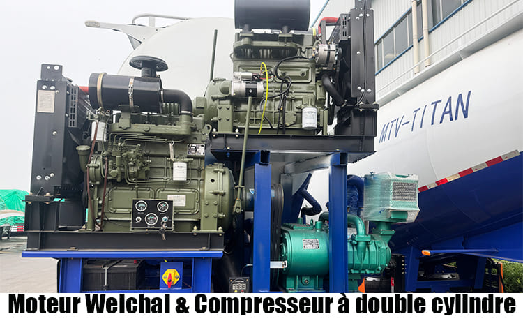 Semi Remorque Citerne Pulvérulente Spitzer Au République démocratique du Congo