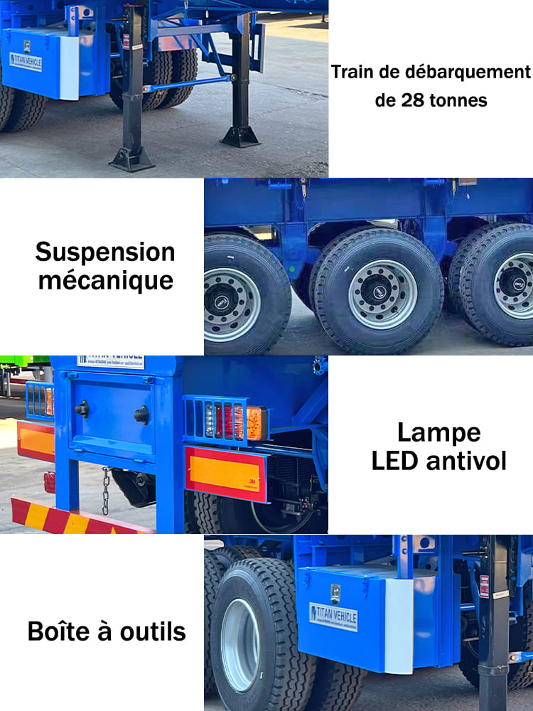 Semi Remorque Plateau Basculante à Vendre au Congo