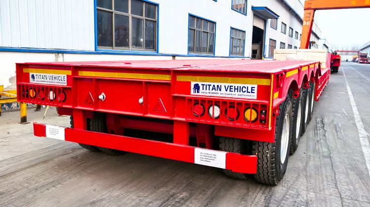 Semi Remorque à Col de Cygne 4 Essieux à Vendre en Côte d'Ivoire