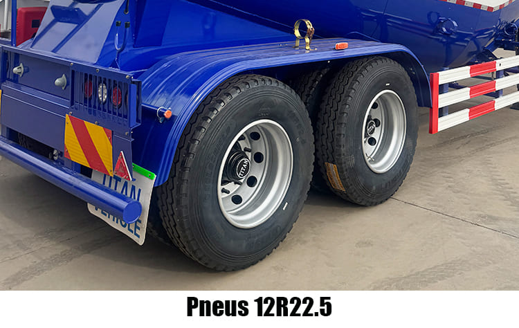 Semi Remorque Citerne Pulvérulent 2 Essieux Au Côte d'Ivoire