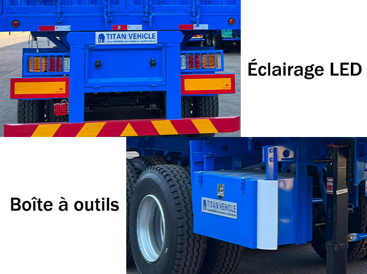 Semi Remorque Plateau Basculante &agrave; Vendre au Congo