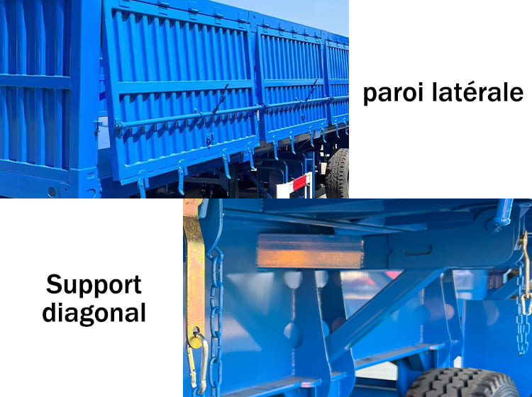 Semi Remorque Plateau Basculante &agrave; Vendre au Congo