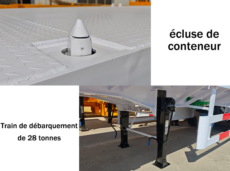 Remorque Plateau Camion 40 Pieds à Vendre au Sénégal