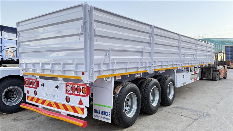 Semi Remorque Plateau Avec Ridelles À Vendre In Congo