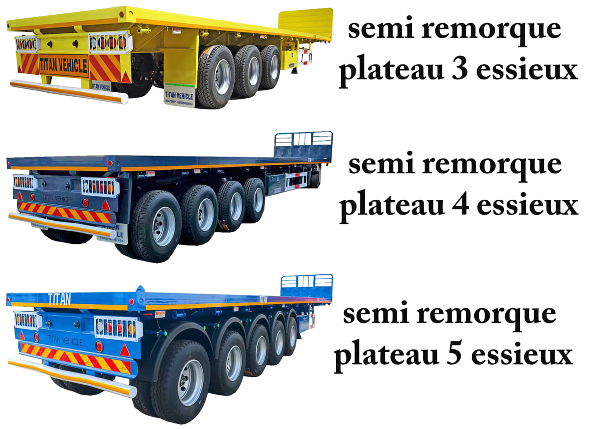 Qu'est-ce qu'une semi remorque plateau ?