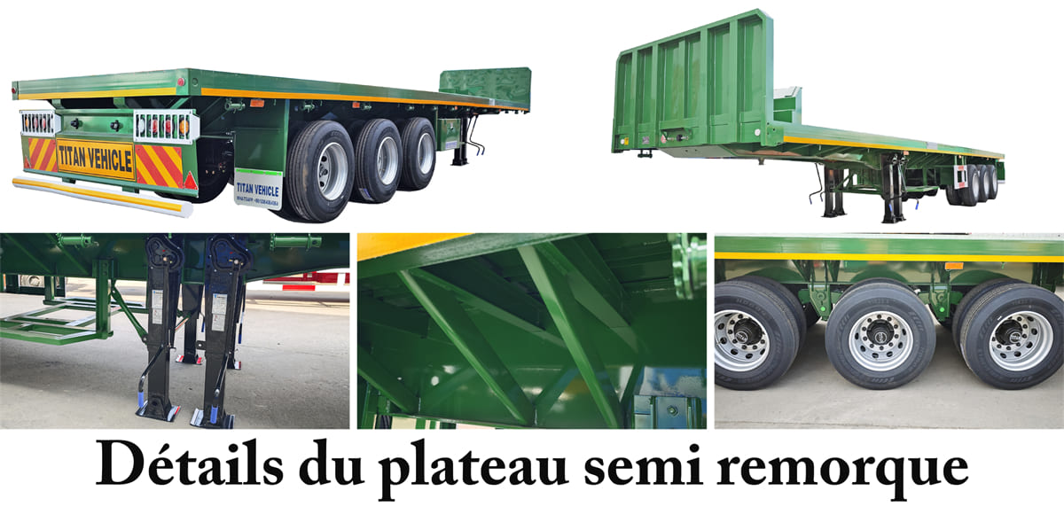 Quelle est la taille d'un camion remorque plateau ?