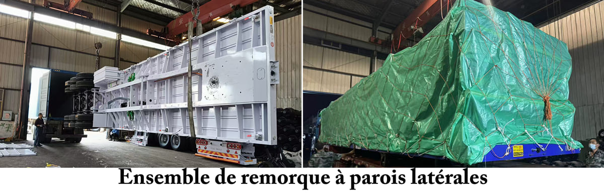Prix d'une semi-remorque ridelle