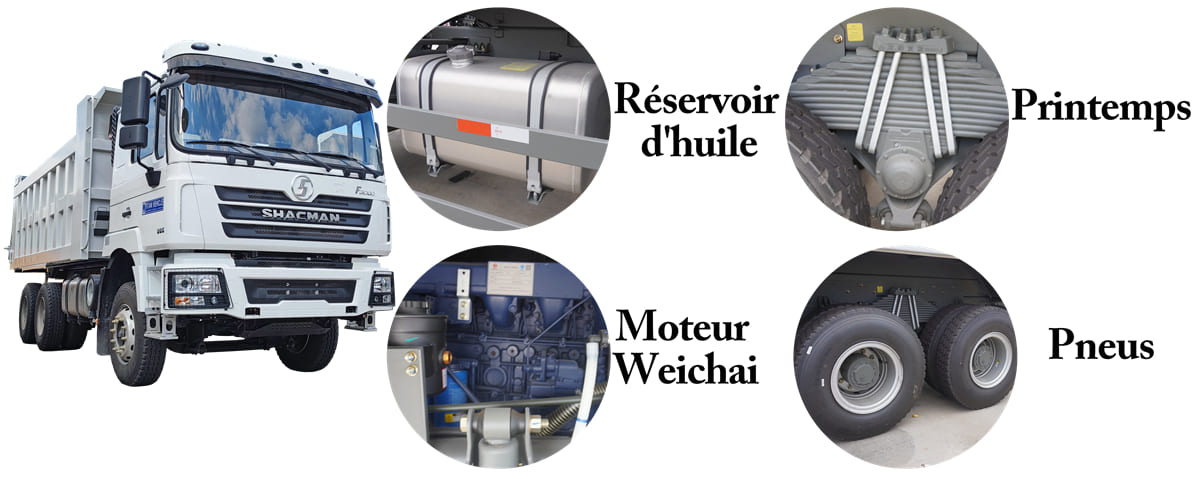 Les principaux modèles de camion Shacman