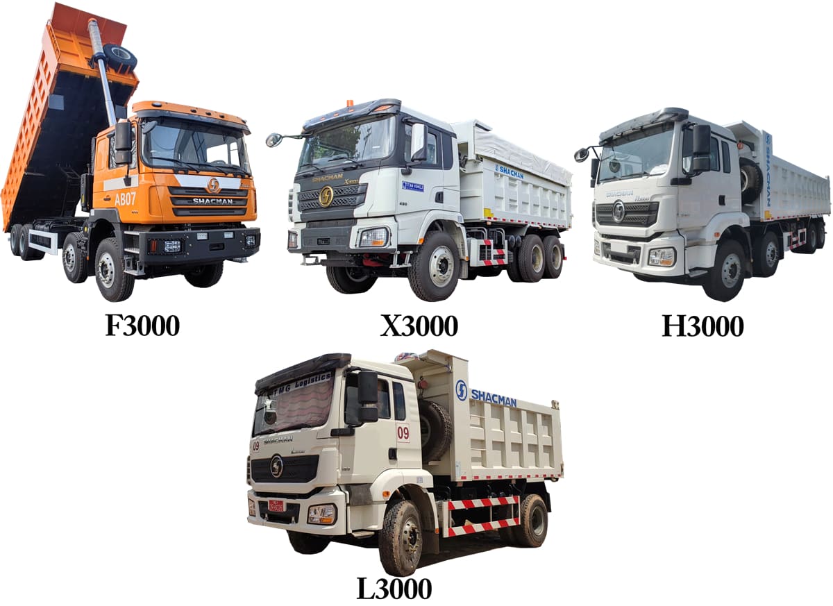Les principaux modèles de camion Shacman