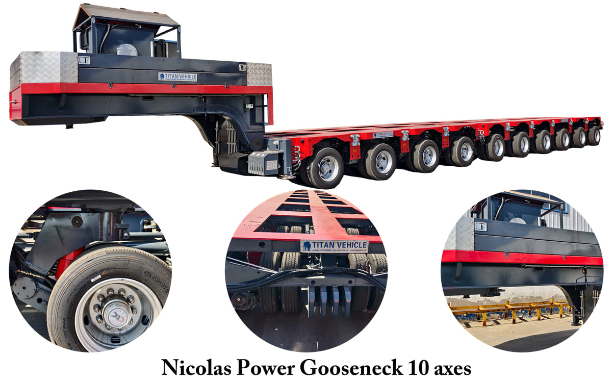 Quelle charge peut supporter un scheuerle spmt