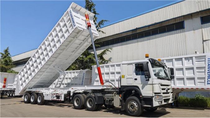 Semi Remorque Benne 3 Essieux