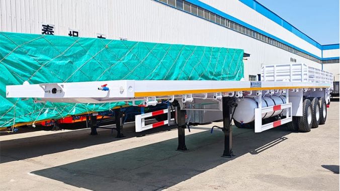 Remorque Semi Plateau