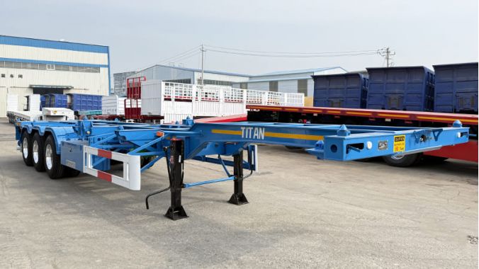 Semi Remorque Porte Conteneur 