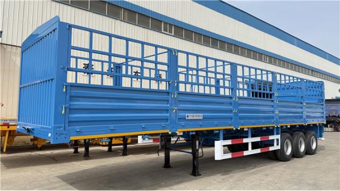 60 Tonnes Ridelle Semi Remorque