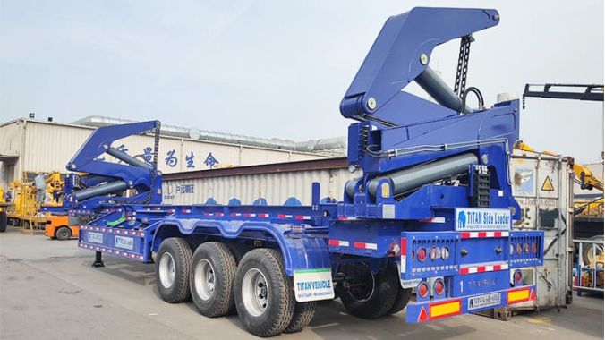 Camion Grue Porte Conteneur