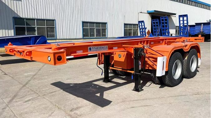 Remorque Container 20 Pieds