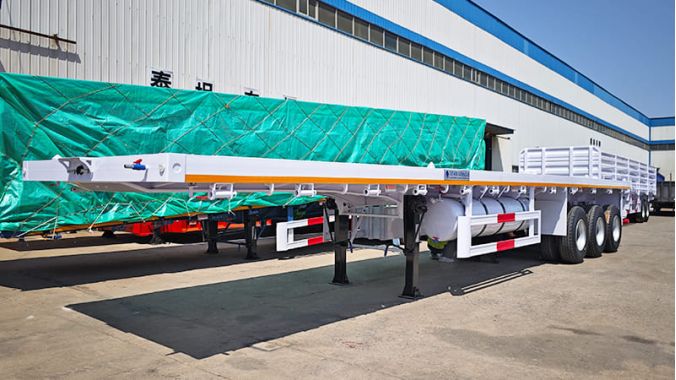 Plateau De Semi Remorque 3 Essieux